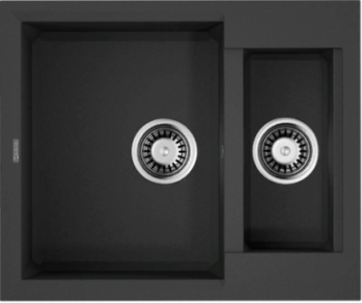 Omoikiri Sakaime 60-2-BL, мойка, гранит, черный Omoikiri Sakaime 60-2-BL, мойка, гранит, черный