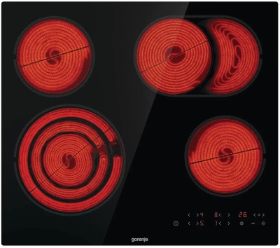 Детальное фото товара: Gorenje ECT646BSCE стеклокерамическая поверхность