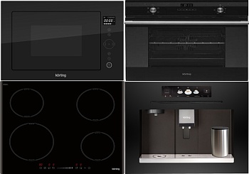 Фото товара: KORTING HI 64540 B + OKB 760 FN + KMI 825 TGN + KCM 9830 BCG