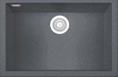 Детальное фото товара: Rivelato STRIA SR-6963 calcestruzzo, мойка, гранит, темно-серый