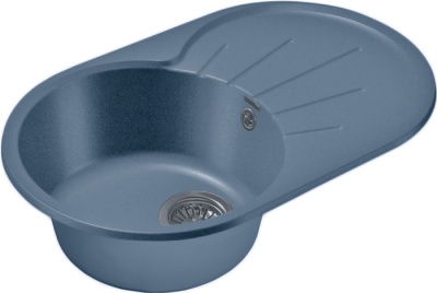 Детальное фото товара: GranFest RONDO GF-R-750 L, мойка, мрамор, графит