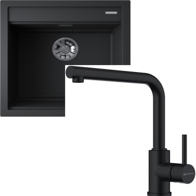 Детальное фото товара: Omoikiri Kitagawa 51-GB + Nakagawa-GB графит