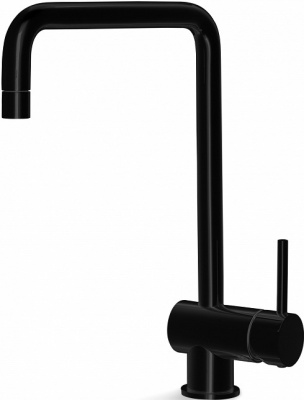 Детальное фото товара: Falmec EASY SQUARE MATT BLACK, смеситель, черный матовый