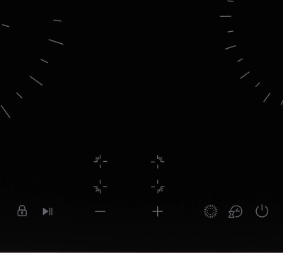 Детальное фото товара: Krona ZAUBER 60 BL 1DZTK стеклокерамическая поверхность