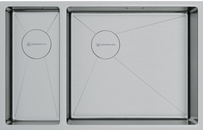 Детальное фото товара: Omoikiri Taki 69-2-U/IF-IN-R Side, мойка, нержавеющая сталь, чаша справа
