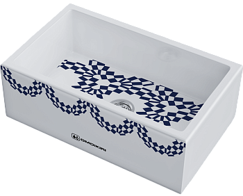 Фото товара: Omoikiri Mikura 76-Tokyo 2, мойка, керамика, белый