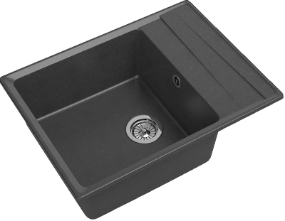 GranFest LEVEL GF-LV-660L, мойка, мрамор, графит Детальное фото товара: GranFest LEVEL GF-LV-660L, мойка, мрамор, графит