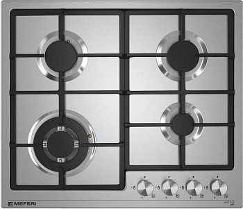 Фото товара: MEFERI MGH604IX LIGHT газовая поверхность