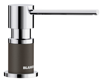 Blanco Lato, дозатор жидкого моющего средства, хром/кофе
