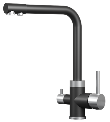 Детальное фото товара: GRANULA 5015 смеситель, нержавеющая сталь, турмалин