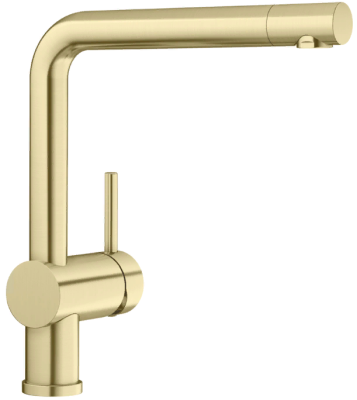 Детальное фото товара: Blanco Linus, смеситель, satin gold