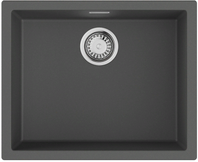 Детальное фото товара: Omoikiri Yamakawa 55T-U/I-PL, мойка, гранит, платина