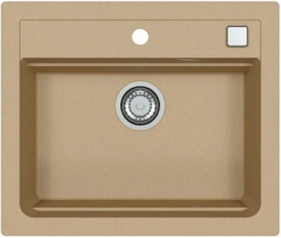 ALVEUS GRANITAL ATROX 30 BEIGE - G55, мойка, гранит, бежевый (в комплекте с сифоном 1132823)