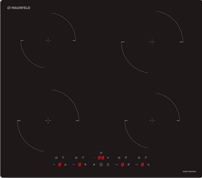 Фото товара: Maunfeld CVI604EXBK индукционная поверхность