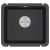 Paulmark UNTER, мойка, гранит, черный Детальное фото товара: Paulmark UNTER, мойка, гранит, черный