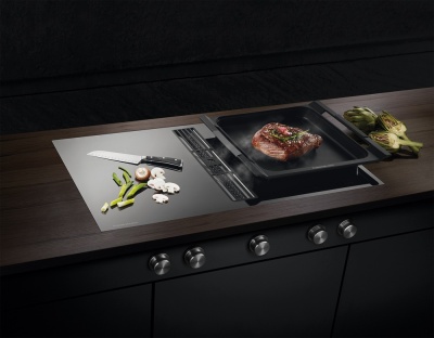 Детальное фото товара: Kuppersbusch KMI 9850.0 SR Stainless Steel индукционная поверхность