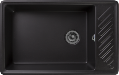 Детальное фото товара: GranFest QUARZ GF-ZL-51, мойка, гранит, черный