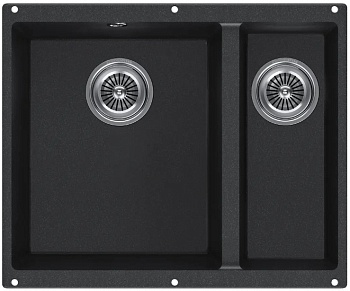 Фото товара: KUCHENSTERN UNDER 60-2, мойка, гранит, антрацит