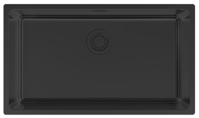 Детальное фото товара: Paulmark YUNI 76 UNI, мойка, нержавеющая сталь,  матовый черный