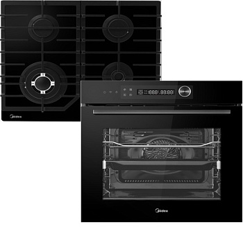Фото товара: MIDEA MG645TGB + MO82107PBG-I