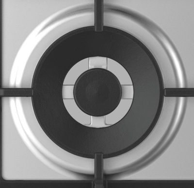 Детальное фото товара: Candy CHG6BF4WPXRU газовая поверхность