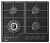 Фото товара: Midea MG697TGB газовая поверхность