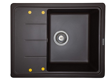 Фото товара: Ecoshtein RECHTECK 620, мойка, гранит, мокко