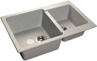 Детальное фото товара: GranFest PRACTIK GF-P-780 K, мойка, мрамор, серый