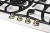 Kuppersberg FS 610 W Bronze Детальное фото товара: Kuppersberg FS 610 W Bronze газовая поверхность
