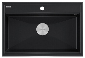 Фото товара: Paulmark STEPIA 80, мойка, гранит, черный металлик