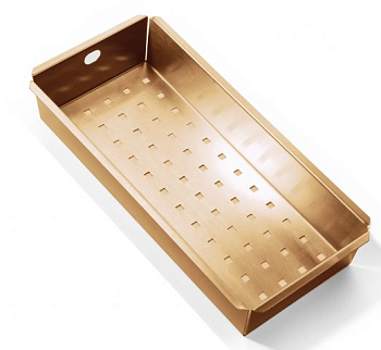 Фото товара: ALVEUS коландер для мойки, нержавеющая сталь Bronze 400X170