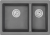 Emar EMQ-2665.PL, мойка, гранит, антрацит Детальное фото товара: Emar EMQ-2665.PL, мойка, гранит, антрацит