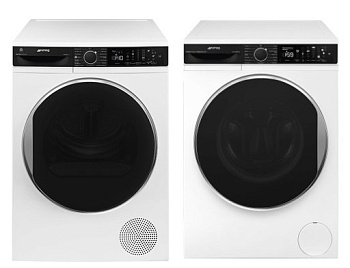 Фото товара: Smeg стирка WM3T24RU + сушка DT393RU4
