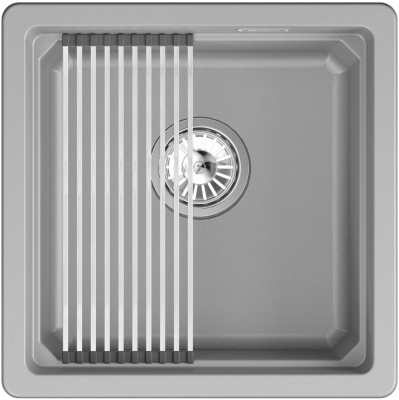 Детальное фото товара: GRANULA 4501iU мойка, гранит, алюминиум