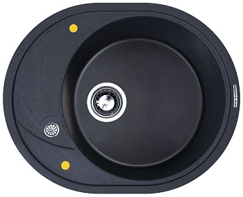 Фото товара: Zigmund & Shtain KREIS OV 575, мойка, темная скала