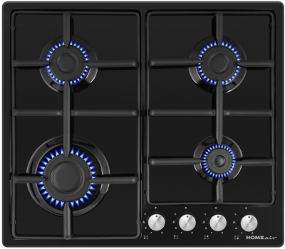 HOMSair HGE643GBK Детальное фото товара: HOMSair HGE643GBK газовая поверхность