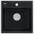 Детальное фото товара: Paulmark STEPIA 50, мойка, гранит, черный металлик