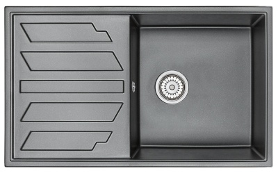 GRANULA 8601 мойка, гранит, шварц