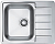 Фото товара: ALVEUS LINE MAXIM 110 SAT-90, мойка, нержавеющая сталь сатин (в комплекте с сифоном 1130551)