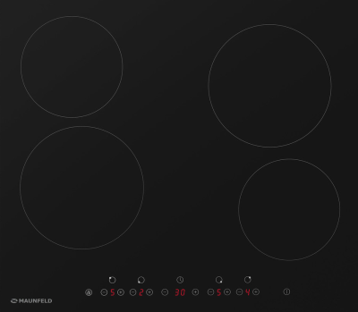 Детальное фото товара: Maunfeld EVCE.594-BK стеклокерамическая поверхность