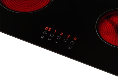 Детальное фото товара: Evelux HEV 640 B стеклокерамическая поверхность