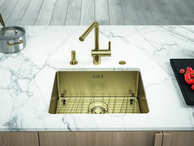 Детальное фото товара: Franke BXM 210/110-50 F-INOX, мойка, нержавеющая сталь, золото