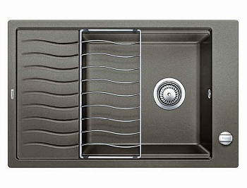 Фото товара: Blanco Elon XL 6 S-F мойка, гранит, кофе с клапаном-автоматом