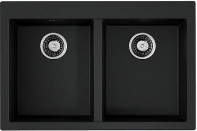 Omoikiri Bosen 80-2-BL, мойка, гранит, черный