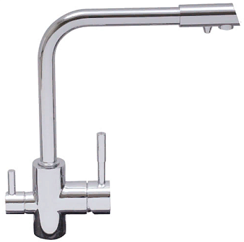 Фото товара: Oulin OL-8073, смеситель, нержавеющая сталь сатин