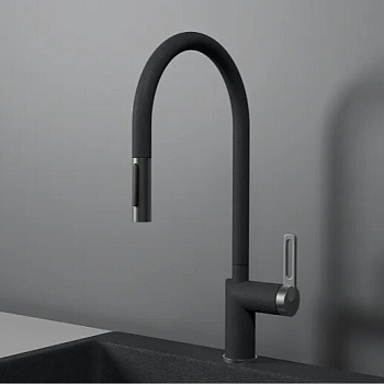 Фото товара: GRANULA 8172 смеситель, гранит, графит