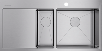 Фото товара: Omoikiri Akisame 100-2-IN-R, мойка, нержавеющая сталь, чаша справа