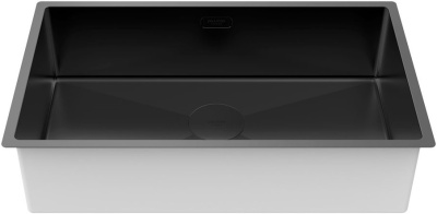 Детальное фото товара: Paulmark NEXT 74 UNI, мойка, нержавеющая сталь, черный матовый