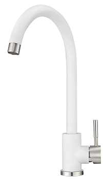 Фото товара: GRANULA 4031 смеситель, гранит, белый