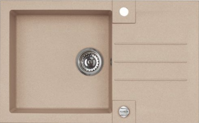 ALVEUS ROCK 130 GRANITAL BEIGE-G55, мойка, гранит, бежевый (с сифоном 1105296)